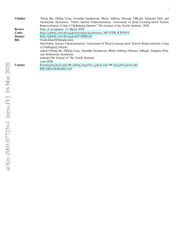 Fabric Surface Characterization: Assessment of Deep Learning-based
  Texture Representations Using a Challenging Dataset