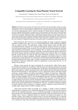 Compatible Learning for Deep Photonic Neural Network