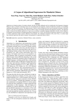 A Corpus of Adpositional Supersenses for Mandarin Chinese