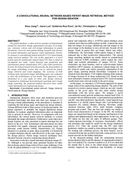 A Convolutional Neural Network-based Patent Image Retrieval Method for
  Design Ideation