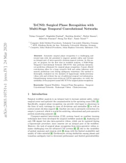 TeCNO: Surgical Phase Recognition with Multi-Stage Temporal
  Convolutional Networks