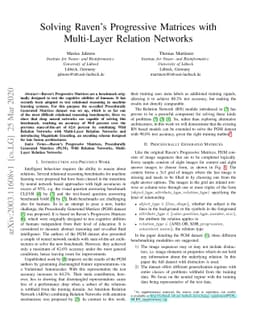 Solving Raven's Progressive Matrices with Multi-Layer Relation Networks