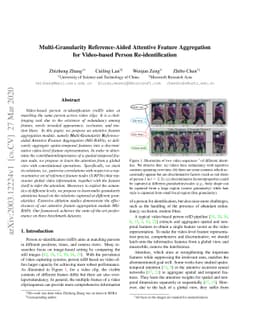 Multi-Granularity Reference-Aided Attentive Feature Aggregation for
  Video-based Person Re-identification
