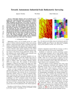 Towards Autonomous Industrial-Scale Bathymetric Surveying