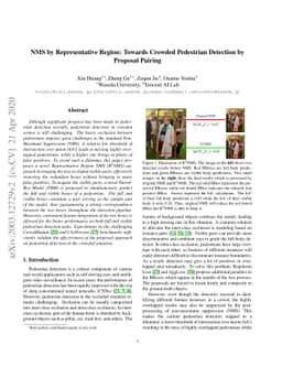 NMS by Representative Region: Towards Crowded Pedestrian Detection by
  Proposal Pairing