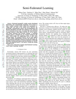 Semi-Federated Learning