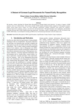 A Dataset of German Legal Documents for Named Entity Recognition