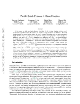 Parallel Batch-Dynamic $k$-Clique Counting
