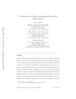 Co-occurrence of deep convolutional features for image search