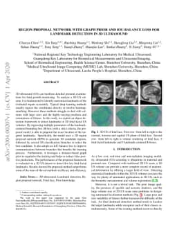 Region Proposal Network with Graph Prior and IoU-Balance Loss for
  Landmark Detection in 3D Ultrasound