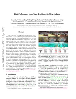 High-Performance Long-Term Tracking with Meta-Updater