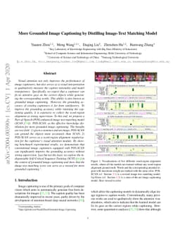 More Grounded Image Captioning by Distilling Image-Text Matching Model