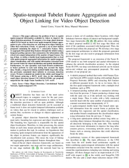 Spatio-temporal Tubelet Feature Aggregation and Object Linking in Videos