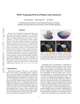 EPOS: Estimating 6D Pose of Objects with Symmetries