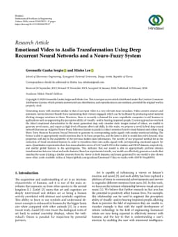 Emotional Video to Audio Transformation Using Deep Recurrent Neural
  Networks and a Neuro-Fuzzy System