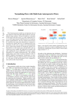Normalizing Flows with Multi-Scale Autoregressive Priors