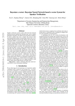Bayesian x-vector: Bayesian Neural Network based x-vector System for
  Speaker Verification