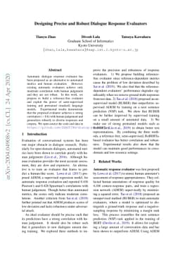 Designing Precise and Robust Dialogue Response Evaluators