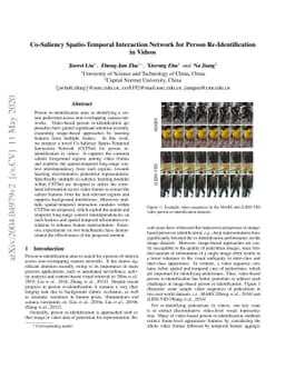 Co-Saliency Spatio-Temporal Interaction Network for Person
  Re-Identification in Videos