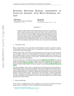 Building Disaster Damage Assessment in Satellite Imagery with
  Multi-Temporal Fusion