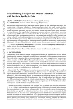 Benchmarking Unsupervised Outlier Detection with Realistic Synthetic
  Data