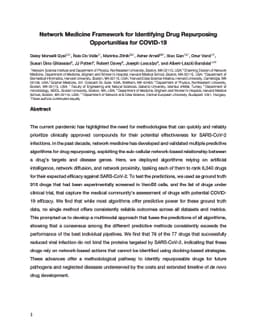 Network Medicine Framework for Identifying Drug Repurposing
  Opportunities for COVID-19