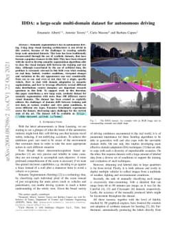 IDDA: a large-scale multi-domain dataset for autonomous driving