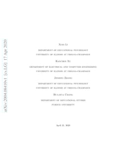 Deep Reinforcement Learning for Adaptive Learning Systems