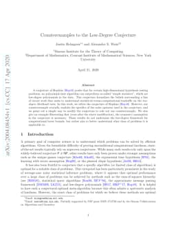 Counterexamples to the Low-Degree Conjecture