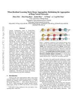 When Residual Learning Meets Dense Aggregation: Rethinking the
  Aggregation of Deep Neural Networks