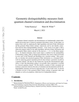 Geometric distinguishability measures limit quantum channel estimation
  and discrimination