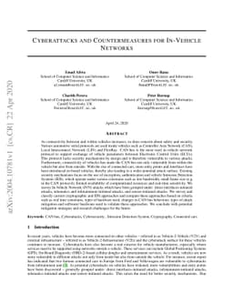Cyberattacks and Countermeasures For In-Vehicle Networks