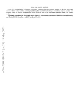 Encoding Power Traces as Images for Efficient Side-Channel Analysis