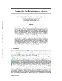 Compromise-free Bayesian neural networks