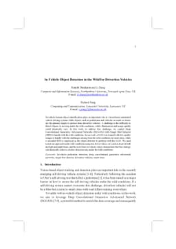 In-Vehicle Object Detection in the Wild for Driverless Vehicles