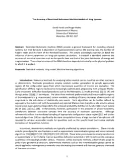The Accuracy of Restricted Boltzmann Machine Models of Ising Systems