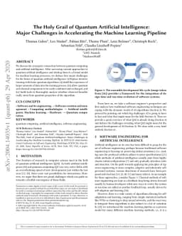 The Holy Grail of Quantum Artificial Intelligence: Major Challenges in
  Accelerating the Machine Learning Pipeline