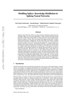 Distilling Spikes: Knowledge Distillation in Spiking Neural Networks