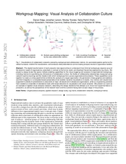Workgroup Mapping: Visual Analysis of Collaboration Culture