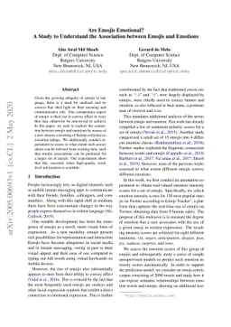 Are Emojis Emotional? A Study to Understand the Association between
  Emojis and Emotions