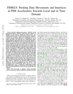 TIMELY: Pushing Data Movements and Interfaces in PIM Accelerators
  Towards Local and in Time Domain