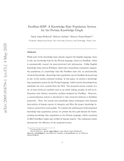 FarsBase-KBP: A Knowledge Base Population System for the Persian
  Knowledge Graph