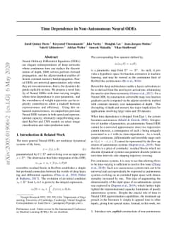 Time Dependence in Non-Autonomous Neural ODEs