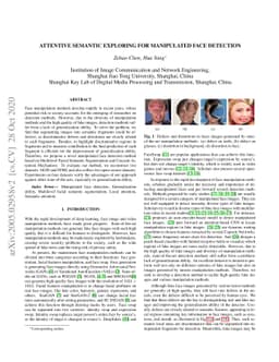 Attentive Semantic Exploring for Manipulated Face Detection