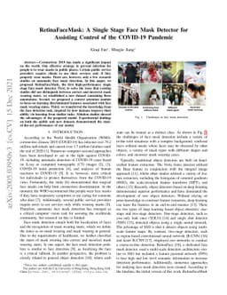 RetinaFaceMask: A Single Stage Face Mask Detector for Assisting Control
  of the COVID-19 Pandemic
