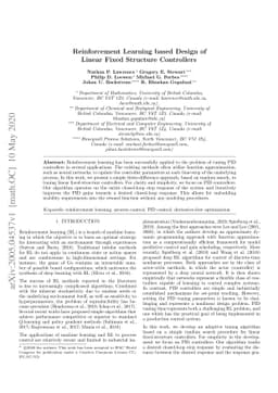 Reinforcement Learning based Design of Linear Fixed Structure
  Controllers