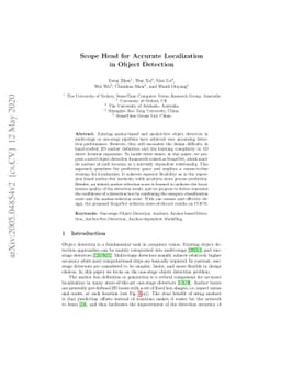 Scope Head for Accurate Localization in Object Detection