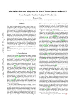 AdaDurIAN: Few-shot Adaptation for Neural Text-to-Speech with DurIAN