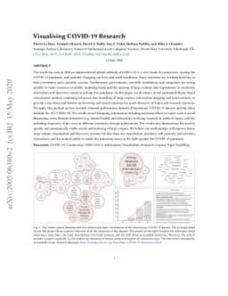 Visualising COVID-19 Research
