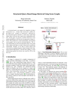 Structured Query-Based Image Retrieval Using Scene Graphs